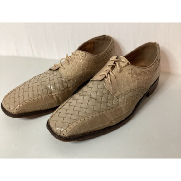 Stacy Adams Snake Design Men’s Dress Shoes Size 11 1/2‎ M - Picture 1 of 10